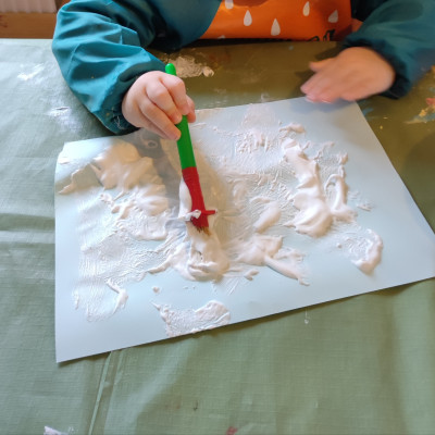 Geschmolzener Schneemann